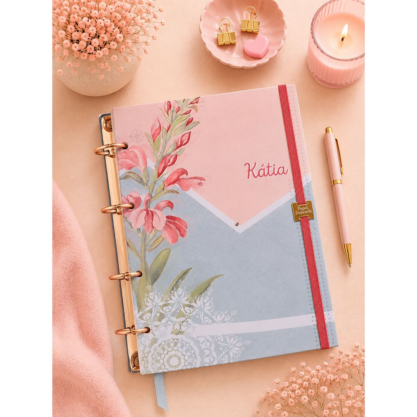 Caderno tipo Fichário